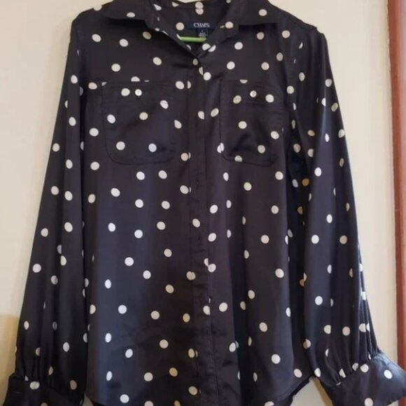 BOGO🎀BUNDLE OF 2 Silky Style Tops- Size M - Picture 2 of 5